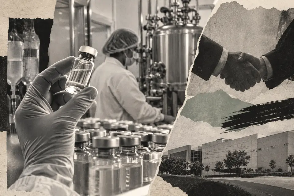 Generated editorial illustration for: Ichor Biologics reportedly seeks $80M-$100M minority-stake financing