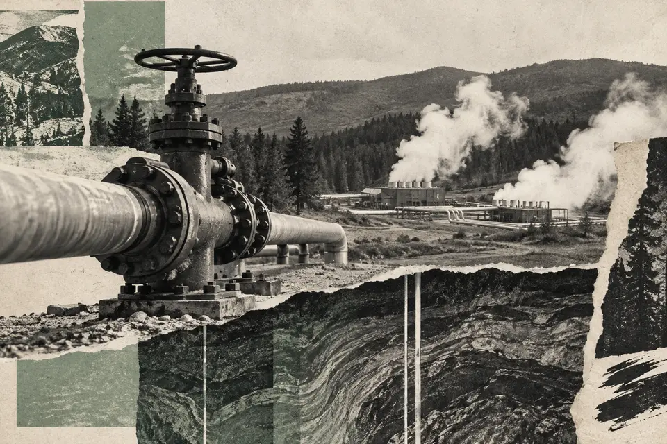 Generated editorial illustration for: Mazama reportedly closes $135M in funding and grants